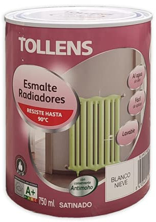 Tollens Esmalte Radiadores Satinado Blanco 750 Ml