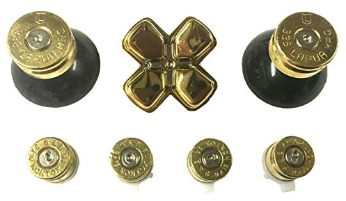 GREENZONE Bullet Action Buttons, D-Pad & Thumbsticks - Custom Made PS5 Kit to fit Sony PlayStation 5 Controller