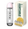 OTE Tragbarer Wassersprudler mit 20 CO2-Zylindern, Sprudelwasser Maschine 450ml Compact Size Soda Maker, Sicherer Persönlicher PET-Seltzer Stream Karbonisator, Kein Strom, BPA-Frei (Rosa)