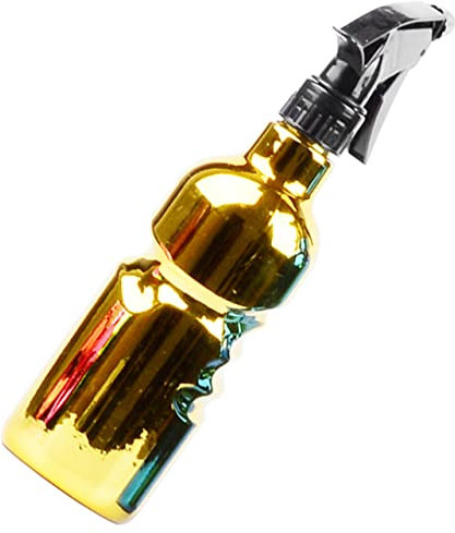 Cabilock Botella Pulverizadora De Agua Dorada 500ml Para Peluquería Ergonómica Adecuado Para Estilistas Pulverizador De Recargable