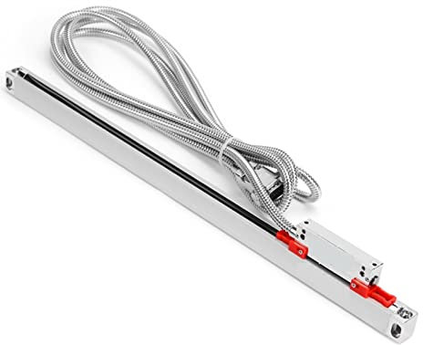 Bewertungslineal, Gitterlinealsensor, Dünne schmale KA500 Linearwaagen KA-500 5U TTL 120 170 220 270 320 370 420 450 470 520MM zur Verfolgung des Werkzeugfehlers in der CNC (Color : 5U KA500-370mm,