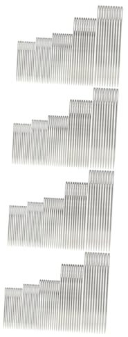 NUOBESTY 20 Sätze Nähnadel Mit Großer Öse Einfädelnadeln Sticknadeln Stricknadeln Lange Gerade Nadeln Nähnadeln Mit Großem Öhr Sticknadel Einfädeln Handarbeit Großes Loch Eisen Zubehör