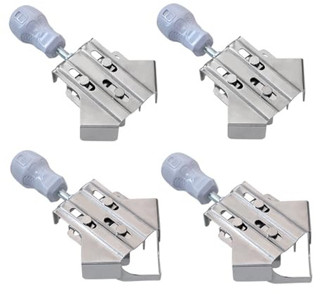 WATERBELINE Abrazadera de esquina en ángulo recto de 90 grados, clip de soldadura de 90 grados para carpintería, abrazadera en ángulo recto para marco de fotos