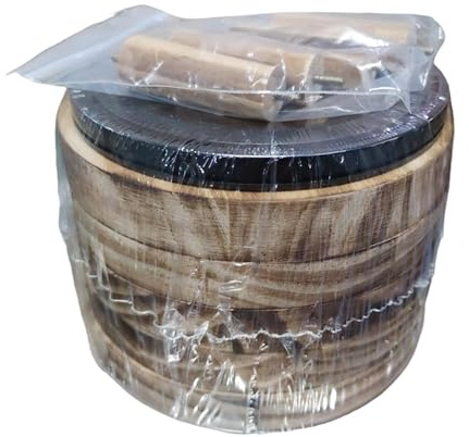 F Fityle Portauova fresco in legno, portauova girevole a 360°, dispenser per riporre le uova, organizer per la della cucina di casa