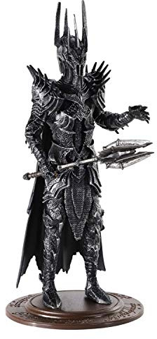 BendyFigs The Noble Collection LOTR Sauron - Officially Licensed 19cm (7.5 inch) Lord of The Rings Bendable Posable Collectable Doll Figures with Stand