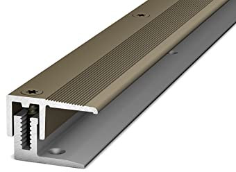 Carl Prinz LPS 220 Abschlussprofil Nr. 222, 21 x 10 mm - Länge 2,70m - Edelstahl Matt Optik