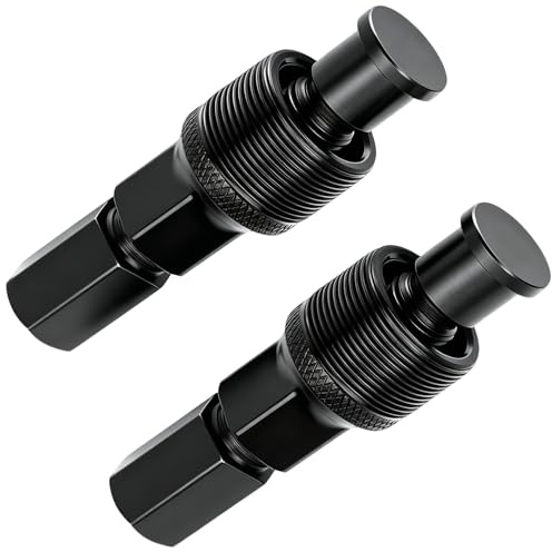 FYSL Kurbelabzieher 2 Stück Kurbel Entferner, Fahrrad Kurbelabzieher, Fahrrad Kurbel Set, Kurbelarm Abzieher Wartung Entferner Kits für Kurbel Abzieher Fahrrad (Schwarz)