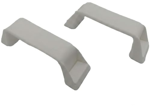 CR-MOESANCO® Juego 2 Asas ZADI Maniobra Caravana Remolque 162mm | Renueva el agarre de tu vehículo con un acabado blanco resistente al paso del tiempo.