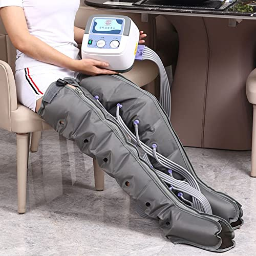 6 Cavités Pressurisé Physiothérapie Air Comprimé Pied Masseur, Lymphatique Drainage Pneumatique Gaine Jambe Presse Masseur Jambes