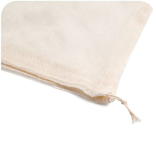 Coladores de malla Bolsa de tela de algodón Filtro de malla Filtro de malla Medicina china Bola de hierbas Herramientas de cocina Colador Sopa Bolsa de té 1 pieza Colador de alimentos