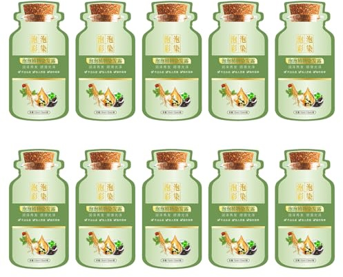 Rotyroya 10Pcs 30ML Teinture capillaire végétale naturelle, teinture capillaire végétale à bulles, shampooing de teinture capillaire botanique, shampooing capillaire naturel, teinture capillaire