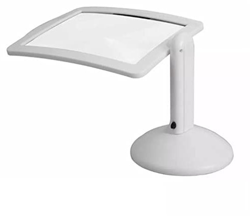 YJYJY Screen Magnifier 360 Degree Rotation Desktop Stand Magnifier with Light Transparent Screen Magnifier