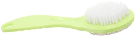 Cepillo de Doble Cara de Piedra Pómez Verde de Pedicura para Pies | Elimina Durezas y Piel Muerta, Diseño Ergonómico, Herramienta Multiuso para Pedicura y Limpieza Corporal
