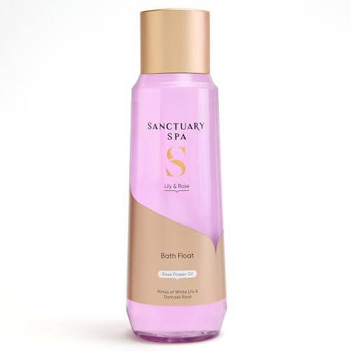 Sanctuary Spa Lily and Rose Collection Bath Float, No Mineral Oil, Cruelty Free and Vegan Bubble Bath for Women, 500 ml