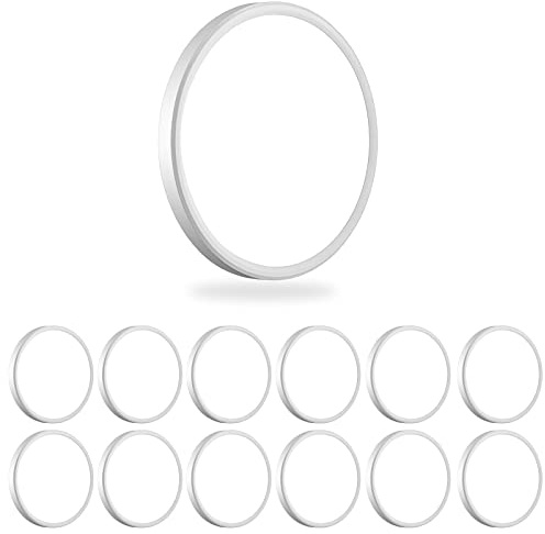 MODERN 12-Pack Super Thin 9inch 2800lm Flush Mount LED Ceiling Light White, 5000K Daylight, Undimmable Ceiling Light Surface Mount for Bedroom, Living Room, Dining Room, Garage, Office