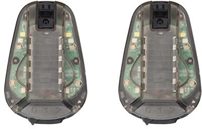 Speesy 2X Casco di Sopravvivenza Beacon Luce Casco Strobe Luce di Sopravvivenza IR Torcia Segnale Luce con Nastro D