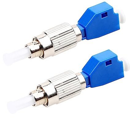 Uonlytech 8pezzi Adattatori Ottici Ibridi Fc Connettori Per Riduzione Perdite e Isolamento Resistenti Monomodali