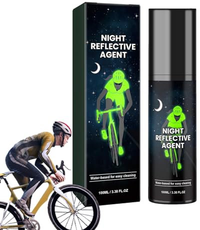 Generisch Reflektierende Sprühfarbe, 100 Ml, Spray, Im Dunkeln Leuchtend, Für Kleidung, Fahrräder, Helme, Outdoor