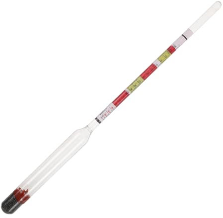 FRCOLOR Densimetro Per Vino, Tester 0-200, per ABV Brix Gravità Vino Birra Idromele