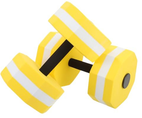 KOMBIUDA Haltères Aquatiques Eva 2 Pièces pour Exercices en Piscine, Absorption d'eau Faible, Améliore la Flexibilité du Dos, Adaptés aux Adultes pour Fitness sous-Marin