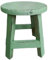 perfk Sgabello in Legno per Piante, portavasi, Sgabello Rotondo per Piccoli vasi, Supporto per Piante, Supporto per Interni, Esterni, Giardino, Tavolo, Verde