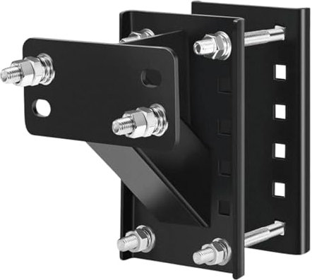 Milageto Soporte de remolque para llanta de repuesto genérico, universal, de utilidad, de metal, resistente, para montaje de llanta de repuesto de