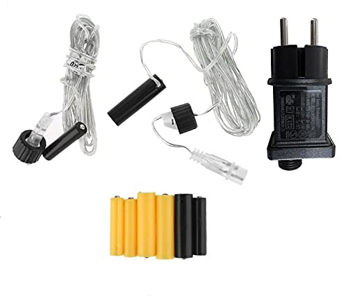 Angelliu Éliminateur De Batteries Et Accessoire Transformateur Kits Convient Aux Appareils Utilisant 3 Piles AA Ou AAA