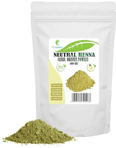 Cassia Obovata Powder (Henné neutro, polvere di cassia) - 100 gr - Ha proprietà balsamo e riequilibrante del cuoio capelluto, dona forza e lucentezza, migliora l'aspetto dei capelli.