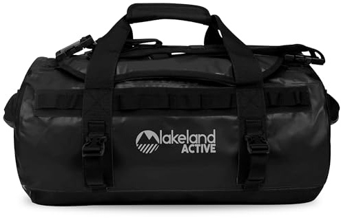 Lakeland Active Ullswater Sporttasche und Rucksack, wasserdicht, 40 l, Schwarz , 40 l, Trockentasche