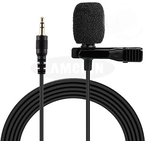 Samnuerly Mini Microfono 3.5mm Tipo C Condensatore Registrazione Audio Microfono Fermacravatta per PC Portatile Microfono Portatile (Color : 3.5mm Plastic)