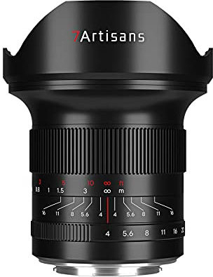 7artisans 15mm F4 Vollformat Objektiv Weitwinkelobjektiv Manuelles Focus Prime Objektiv für Spiegellose Kameras der PANASONIC L Serie