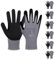 Velway Guantes de Trabajo Alta Resistencia - 6 Pares de Guantes de Protéccion, Fibra de Nylon con Recubrimiento de Goma de Nitrilo, Versátiles, Protección Mecánica e Industrial, Pintura, Talla XL/10