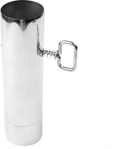 Tubo per stufa, 60 mm, in acciaio inox, per stufe a legna