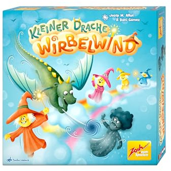 Zoch Kleiner Drache Wirbelwind - Kooperatives Kinderspiel mit Pendelkugel, Geschicklichkeit & Teamwork, Wolkenabenteuer gegen Regenkobolde, Familienspiel für 1-5 Spieler ab 4 Jahren