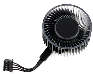 QFFOZSW per BAPB0420B2UP001 Ventola di Raffreddamento della Scheda Video RTX A2000 per PNY per NVIDIA Quadro 6 GB 12 Dispositivo Grafico(Black A-Fan)