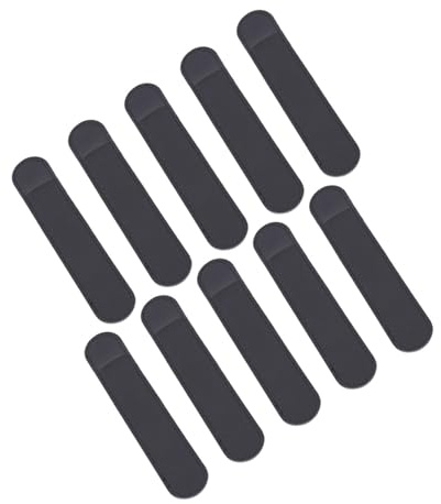 PRETYZOOM Set 10pezzi Astucci in Cuoio Nero per Penne Touch e Stilografiche, Leggeri e Facili da Installare, per Uso Quotidiano e Ufficio