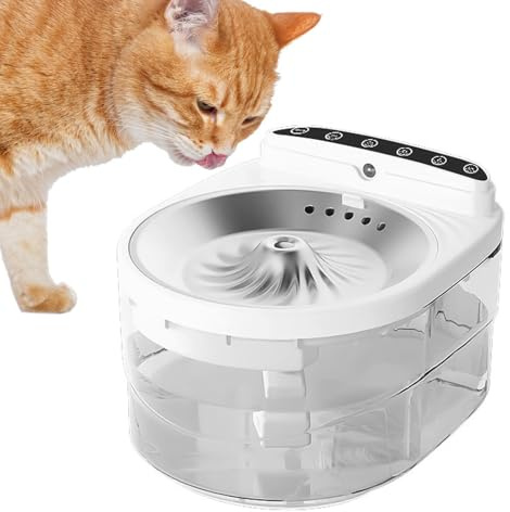 Fuente para Gatos 3L Recargable Inalámbrica con Sensor de Movimiento