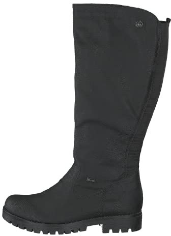 Rieker Damen Hochschaftstiefel 78554-00 schwarz Gr. 37