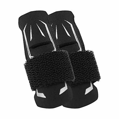 LTLCLZ 1Paar Fingerschienenschiffe Waschbarer Anti Slip Profi Finger Guard Bandage Sport Protective Cover Brace,L