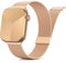 Yoohoo Adjustable Metal Strap Compatible with Apple Watch Straps 38mm 40mm 41mm 42mm(Series 10) Women Men,Upgraded Replacement Band for iWatch Series 10 9 8 7 6 5 4 3 2 1 SE Double Magnetic,Rose Gold