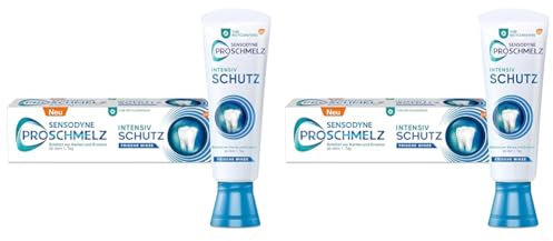 Sensodyne ProSchmelz Intensiv Schutz Zahnpasta, 1x75ml, tägliche Zahncreme mit Zahnschmelz-Intensivschutz-Technologie (Packung mit 2)