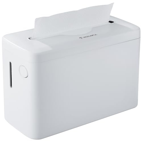 C-fold Paper Towel Dispenser XXLarge - Heavy Duty丨Wide-Design Countertop Folded Paper Towel Dispenser with Lid丨300-Sheet Large Capacity for Hand Towel, White