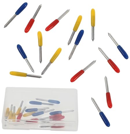 LOORGVEL 15 pièces Lames de Rechange pour Traceur Vinyle Coupe Précise pour Gravure Tissu Artisanale