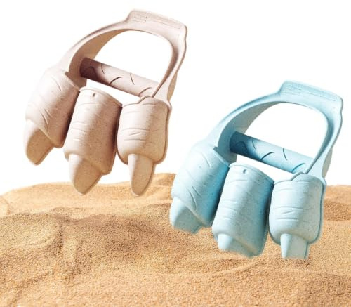 2-teilige Sandschnee-Handklauenschaufel – Sandschaufel | Baggerschaufel, Grabschaufel für Kinder, Mädchen, für drinnen und draußen, Hof, Terrasse, Kindergarten, Pool, See, Sommer und Winter