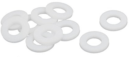 Aexit 16mmx8mmx2mm PTFE-Rundscheiben-Dichtring Weiß 10St (06656b60f2e224457a485625614b1f3b)