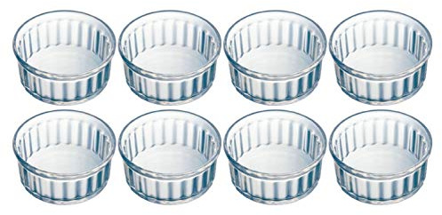 Pyrex Set of 10 10cm Glass Ramekins - Classic Collection
