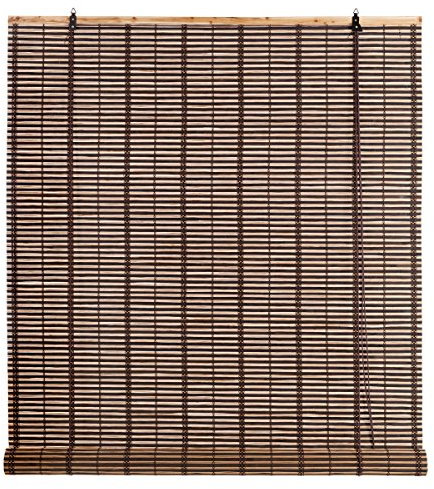 STI Tapparella avvolgibile in bambù MOD.Azalea Wenge 200x300cm Tenda a Rullo Bamboo Arredamento Casa Stile Protezione Luce