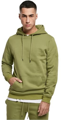 Urban Classics Herren Basic Terry Hoody, Newolive, XL