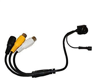 AntDau71 - Mini telecamera cctv cam per dvr con filo CCTV A VITE 202D 600TVL audio video micro camera nascosta per videosorvegianza cw224