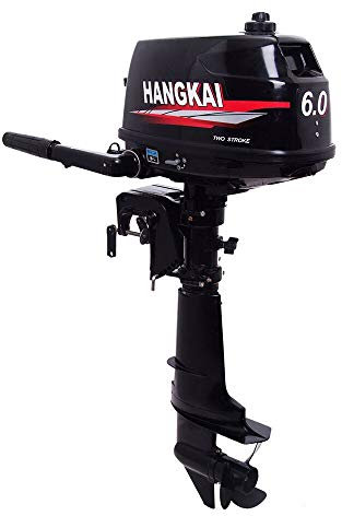6HP 2 Stroke Outboard Engine Fishing Boat Motor Water-Cooling Motor 4.4KW Cooling Boat Engine Short Shaft Engine Water Cooling System
